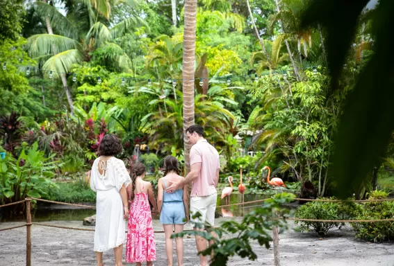 Family at Wonder Gardens